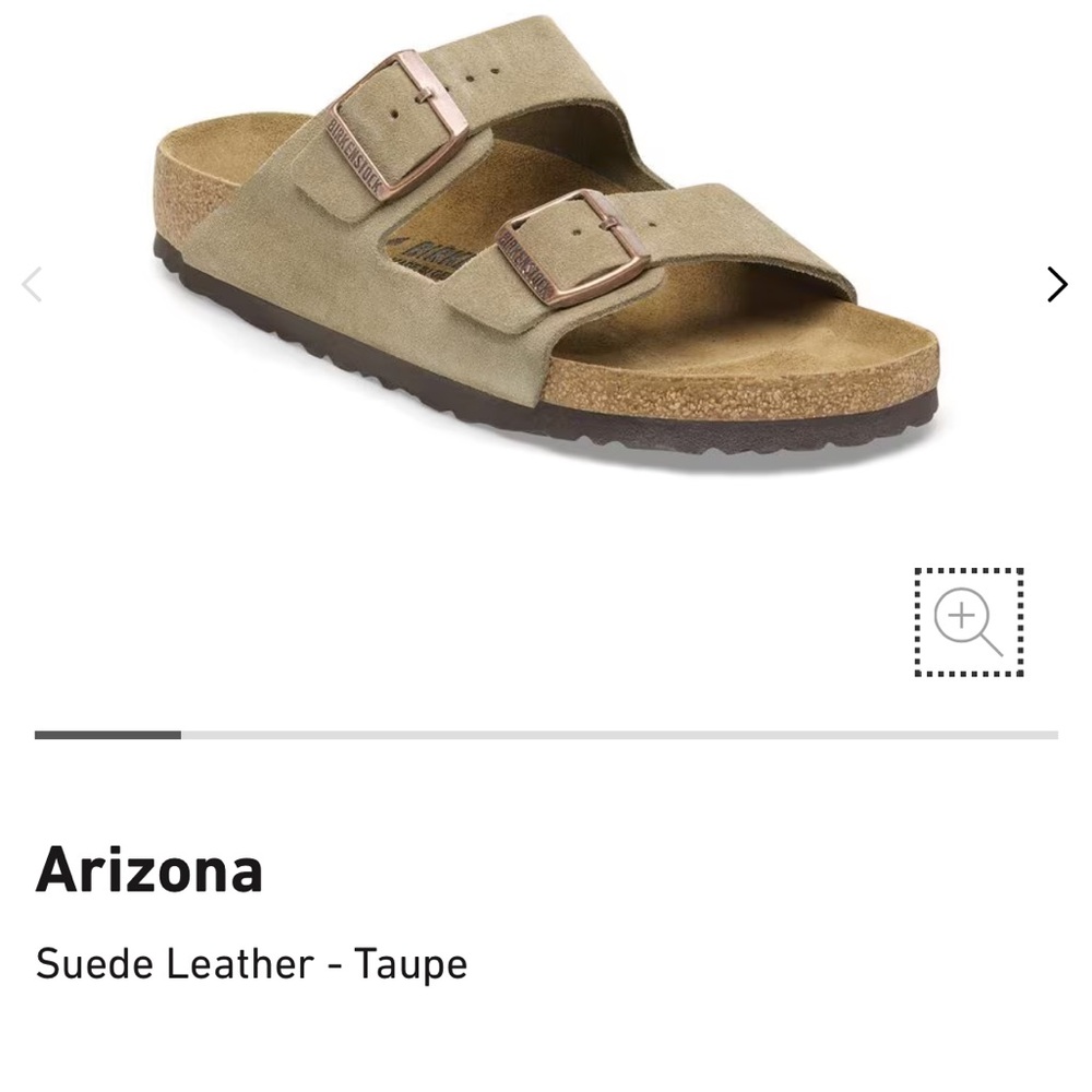 Birkenstock Arizona Suede Leather Sandals - Taupe IN BOX!